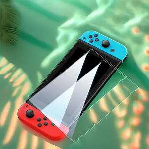 Tempered Glass Screen Protector, 2 Counts Anti-fingerprint HD Screen Protector, Screen Protector for Nintendo Switch, Console