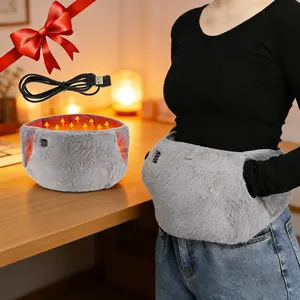 Electric Heating Belt, USB Rechargeable Warmth Pad, 3-Temperature Settings, Adjustable Heating Temperature, Portable Menstrual Pain Relief, Perfect Gift for Her