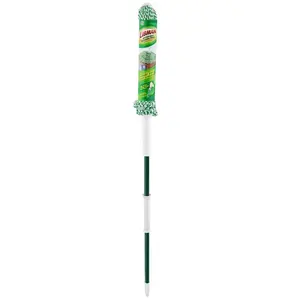212 MAIN 16 in. Tornado Twist Microfiber Spin Mop, Green & White - Pack of 4, Includes Spin Mop Heads (Libman 1025599), Spin Mop Head