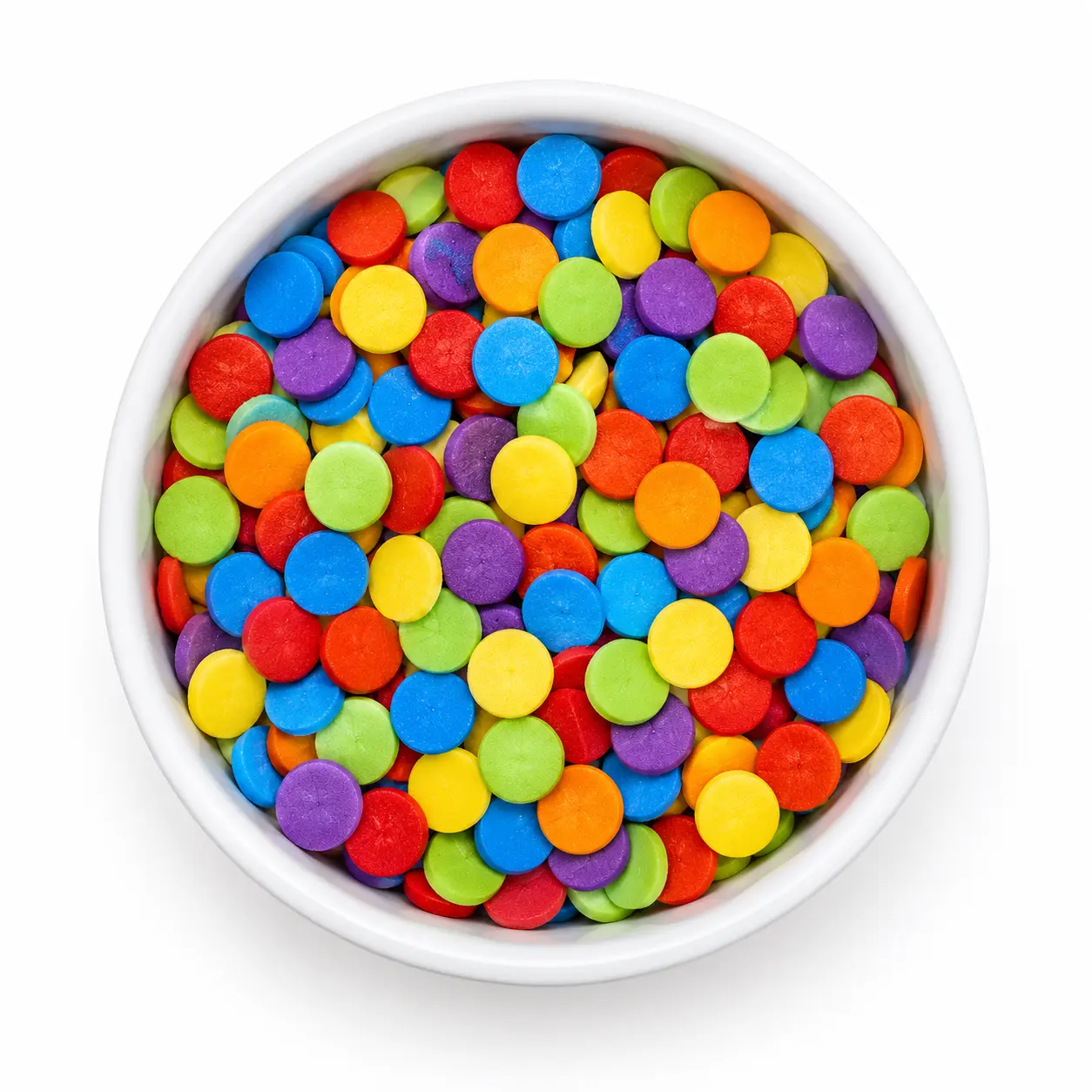 Large Dot Sprinkles – Primary Colors Sequin Confetti 6 oz