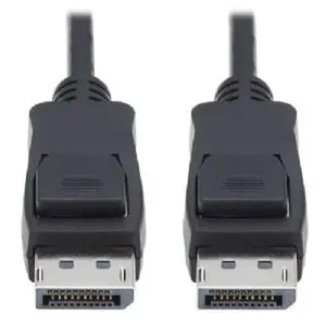 Tripp Lite P580-001-V4 DisplayPort 1.4 Cable with Latching Connectors - 8K UHD, HDR, HDCP 2.2, M-M - Black - 1 ft.