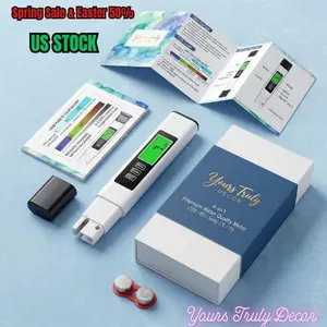 4-in-1 Water Quality Tester TDS EC Temperature Meter Pool Aquarium Drinking