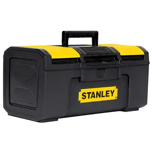Stanley Hand Tools STST16410 16 in. Black & Yellow Auto Latch Tool Box