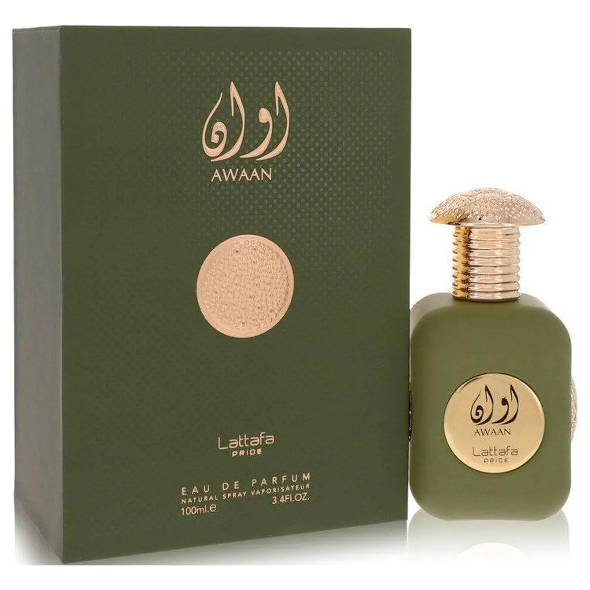Lattafa Pride Awaan Unisex EDP Fragrance - 3.4oz, Musk & Bergamot Notes, Floral Jasmine Unisex Fragrance, New in Box, Floral Unisex Fragrance