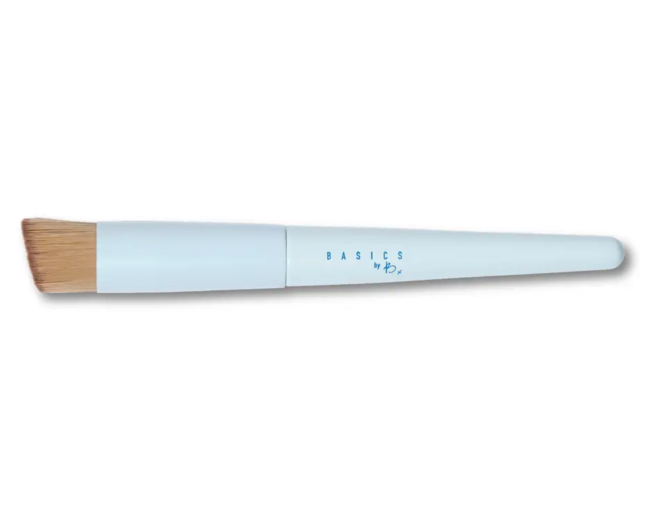 Basics By B Angled Concealer Brush – Precision Application, Ultra-Soft Vegan Bristles, Seamless Blend for Under-Eyes, Blemishes & Redness – Cruelty-Free Makeup Tool