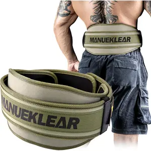 Weight Lifting Belt, Lifting Belts for Women Men, MANUEKLEAR Weightlifting Belt Quick Locking Back Support for Bodybuilding, Fitness, Powerlifting, Cross Training, Squats, Workout, Exercise