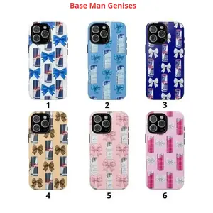 RedBull Energy Drink Cute Bow Phone Case for iPhone 17 16 15 14 13 12 11 Pro Max • Dual Layer Shockproof Tough Case
