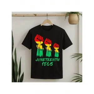 180g"JuneT Shirtnth Is My Independence Day Pride" Slogan Graphic T Shirt