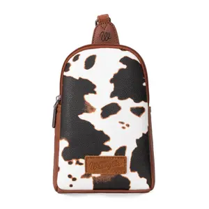 Wrangler Cow Print Crossbody Sling Chest Bag