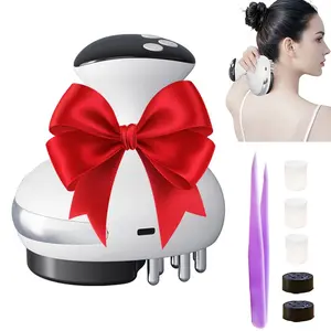 2-In-1 Electric Cupping Therapy Massager, Adjustable 9 Suction Levels, 1200mah Battery, USB Rechargeable Home Massage Device for Valentine's Gift