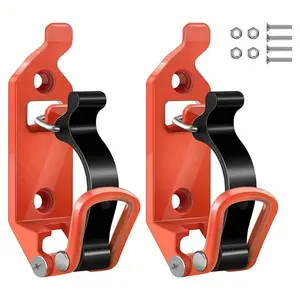 Universal Shovel Axe Mount Bracket, Heavy Duty Metal Tool Holder for Off-Road Vehicle, Truck, ATV, UTV, Garage Wall