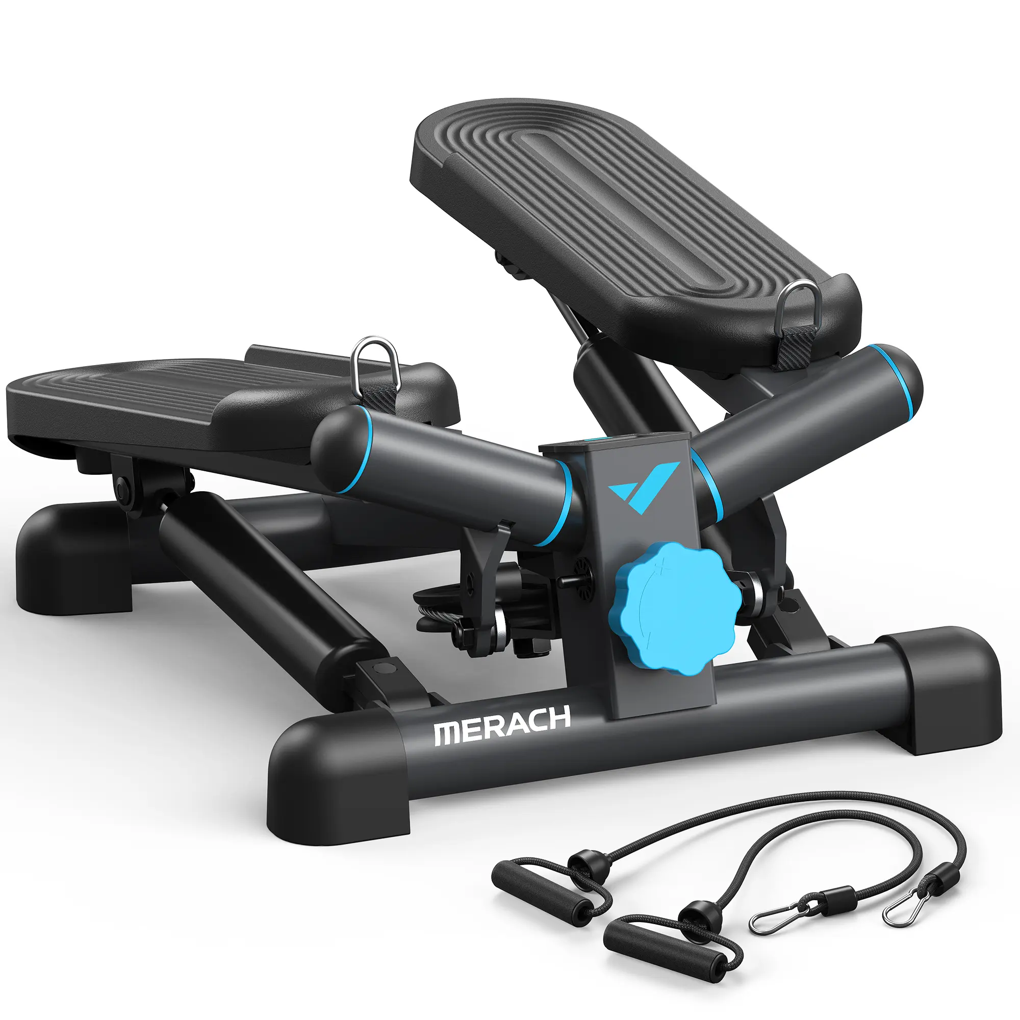 MERACH Steppers for Exercise, Stair Stepper with Resistance Bands Mini Stepper with 330LBS Loading Capacity Fitness Equipment Home Gym TikTokShopBlackFriday