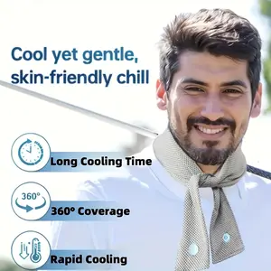 Summer New Fashion Sport Yoga Sweat Absorbing Ice Scarf, Unisex Cold Sensation Running Fitness Jump Rope Headband, Quick Dry Comfortable Wear