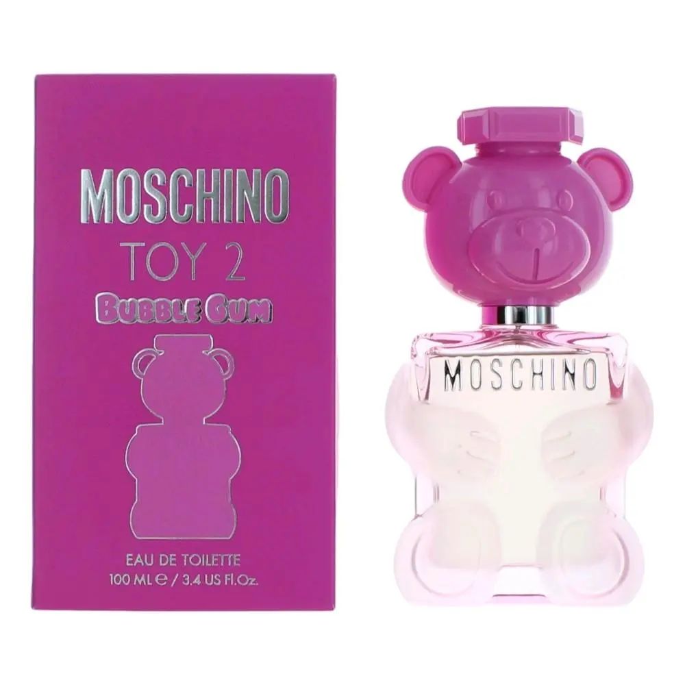Moschino Toy 2 Bubble Gum Playful Perfume - 3.4 oz (3 to 3.9 fl oz) EDT Spray, 100 ml Perfume, Bubble Gum Flavor Unisex Fragrance with Whimsical Touch, 100Ml Perfume, Single Bottle