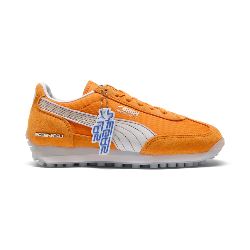 PUMA Womens Easy Rider Club Flagship Lace Up Sneakers Shoes Casual - Orange