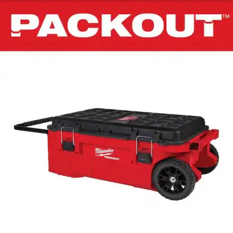 Milwaukee PACKOUT 38 in. Rolling Modular Tool Chest - Heavy-Duty Organizer with Convenient Mobility, Easy Access, Efficient Storage Solution for Enhanced Productivity, Tool Organization, Organizing Tools