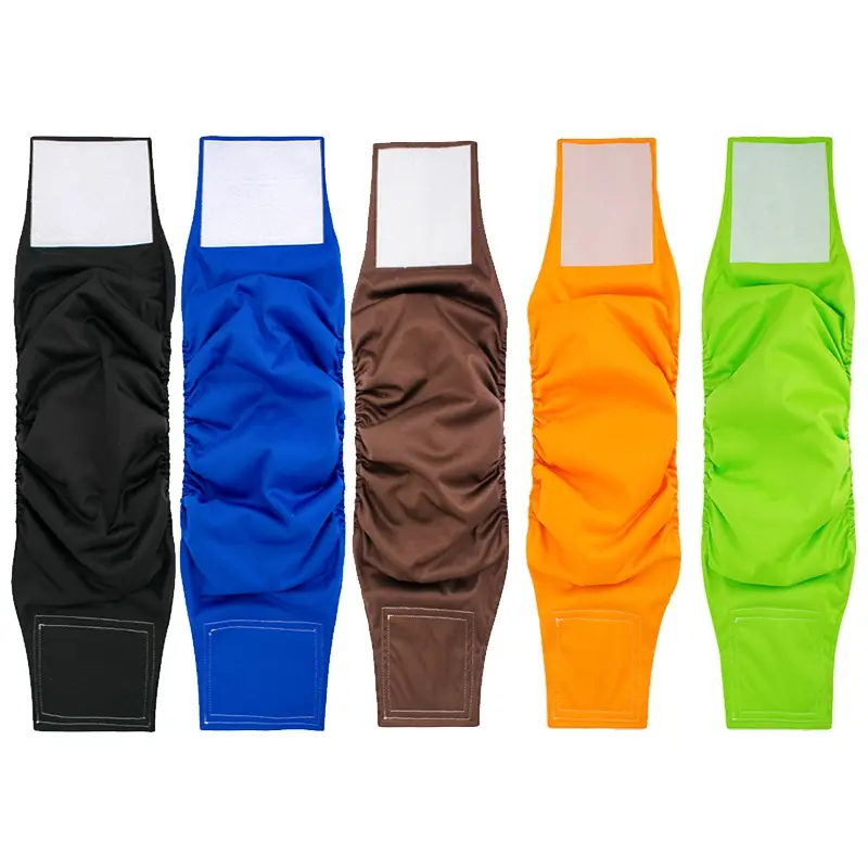 5-Pack Special Offer Pet Diapers, Dog Urine Pads, Puppy Pee Pads, Pet Absorbent Pads, Dog Diapers, Male Diapers, Male Straps, Polite Strap, Waterproof, Elastic Waist, Dog Etiquette Strap, Available in Multiple Colors