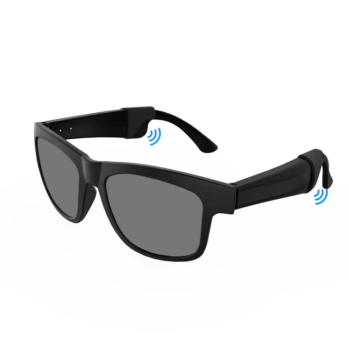 Multifunctional Smart Glasses - Unisex Adult Wearable Smart Glasses with Tech-Inspired Eyeglass Frame, Bluetooth, Built-in Mic and Speakers, UV Protection, Wireless Headphone for Music & Calling