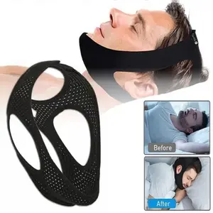 Anti-Snoring Chin Strap, Sleep Apnea Stop Snore Belt, No Snore Sleep Aid, Mouth Breathing Prevention, Comfortable and Effective, Sleep Quality, Sleep Apnea Relief
