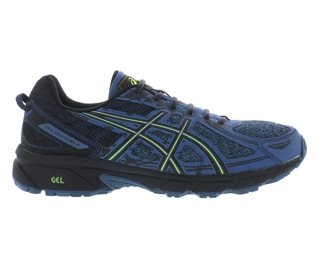 ASICS Gel-Venture 6 Men's Athletic Shoes, Synthetic Walking Sneaker for Sports and Outdoor Activities, Walking Shoes, Sports Shoes