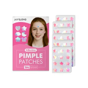 Jaysuing Pink Youth Hydrocolloid Acne Patches with Allantoin, Salicylic Acid, Hyaluronic Acid – Soothing 4-6 Hour Skin Repair Skincare Treatment for Acne