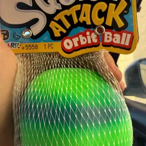 Squish attack orbit sand texture squish ball stress relief toy colors vary