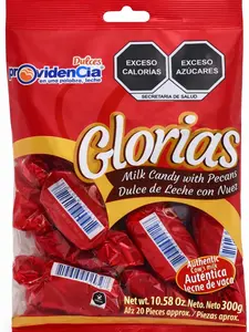 La Providencia Glorias Milk Candy with Pecans 10ct/10.58 oz  (02122)