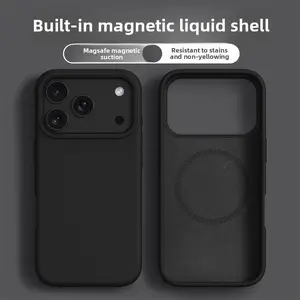 Magsafe magnetic wireless charging Shockproof anti-fingerprint case for iphone 17/16/15/14/13/12/11 Pro Max Plus Air iphone cases phone case