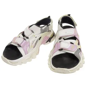 Pre-owned Balenciaga Rubber Small Leather Goods Track Sandal Sandals