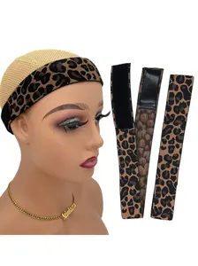 3 Pcs Wig Elastic Band Lace Melting Edge Wrap, Non-Slip Design for Secure Fit, Comfortable & Stylish Hair Accessories for Women