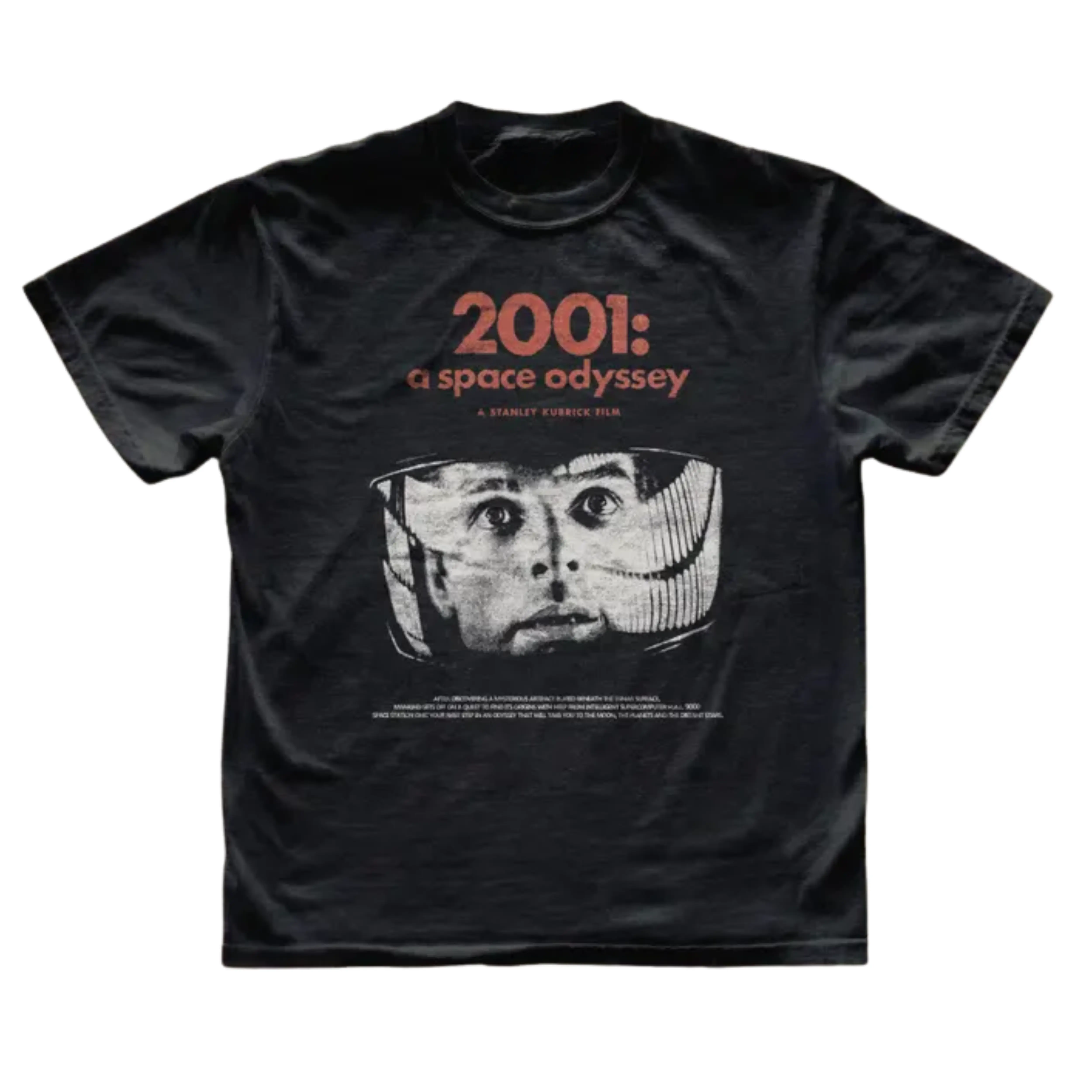 Gildan Men's and Women's T-shirt, Vintage 2001 Space Odyssey Graphic Tee, Stanley Kubrick Movie Shirt, Dave Bowman Astronaut Helmet Top, Retro 60s Sci-Fi Space Apparel, Cult Classic Cinema Merch, Unique Gift for Cinephiles, Unisex Streetwear