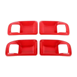 For 2011-2017 Jeep Wrangler JK Inner Door Handle Bowl Cover Decor Trim