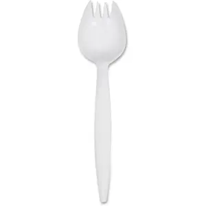Micromicr  Medium-Weight Cutlery Spork - White