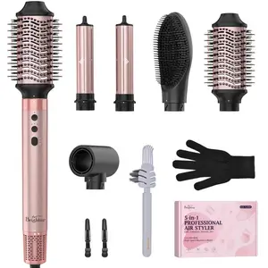 Brightup 5-in-1 Automatic Hair Styler, Multifunctional Styling Tool for Curling, Blow-Drying & Volumizing, Hot & Cold Air with Multiple Settings, Holiday Gift MothersDayGift tiktokshopspringglowup, summerwins