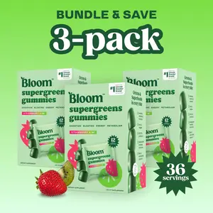 Blue Waters Live Exclusive: Bloom Greens Gummies 3-Pack Bundle