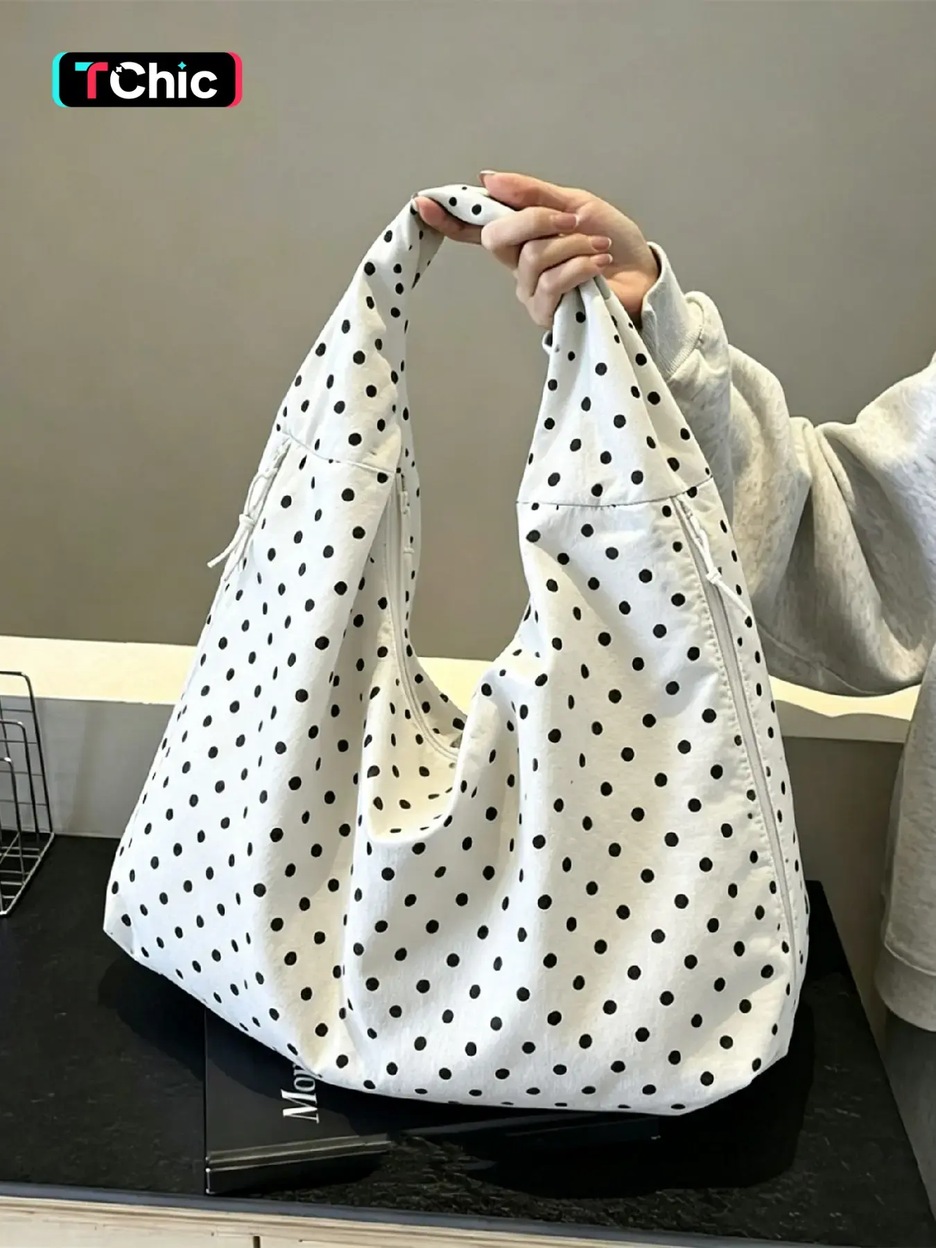 Elegant Casual Plain Shoulder Handbag, Large Capacity Lightweight Shoulder Bag for Daily Use & Commuting, Women's Fashion Accessory