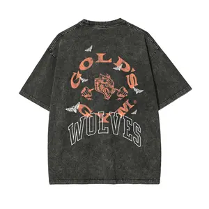 Unisex Retro Short-Sleeve Batik Cotton Fabric Fashion Top, Oversized Sport Gym Streetwear, Super Soft Pre-Shrunk Menswear T-Shirt