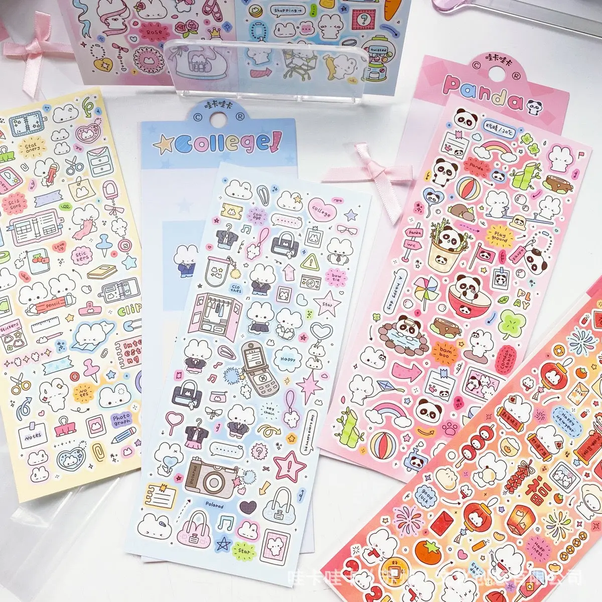 Wakawaka Kawaii Panada Stickers decorative sticker