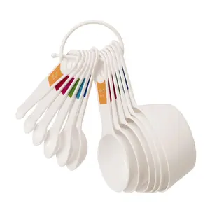 Lifetime 6013567 Plastic White Measuring Spoon & Cup Set