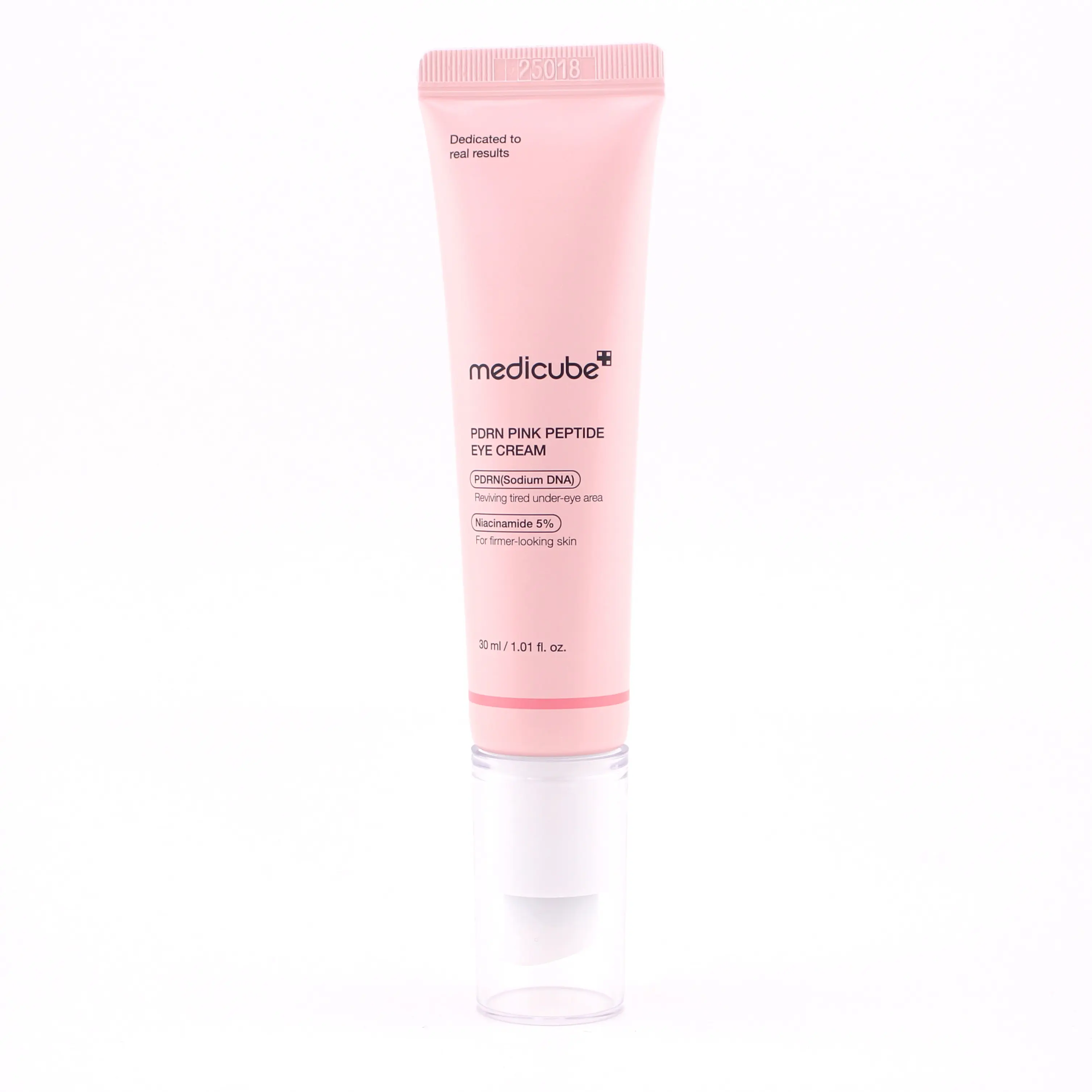 Medicube PDRN Pink Peptide Eye Cream (30ml) - PDRN Peptides, Hyaluronic, Anti-Aging, Brightening Formula That Hydrates Skin, Collagen, All Skin Types