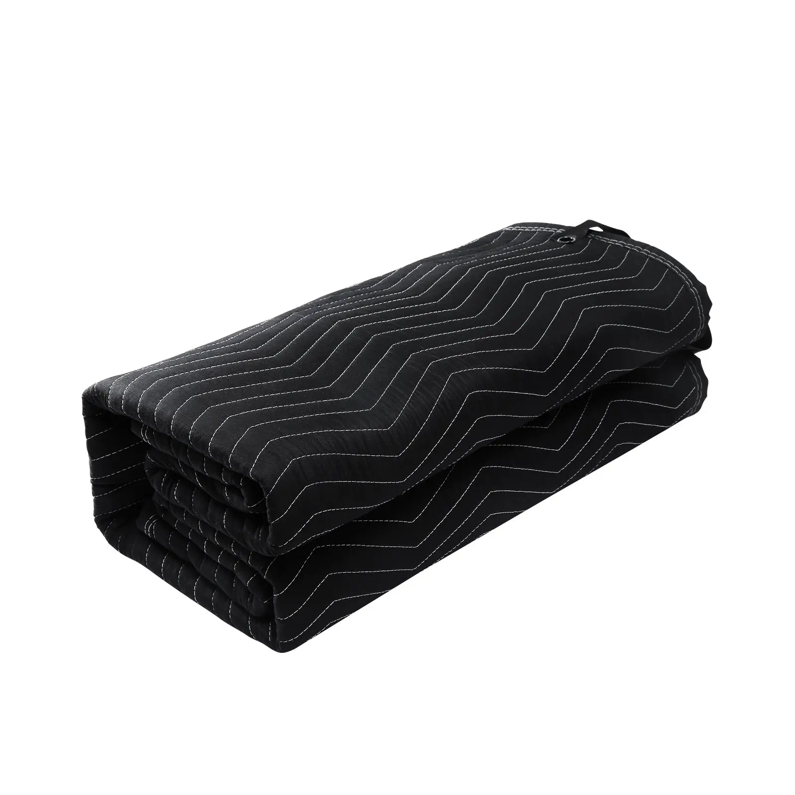 VEVOR Sound Dampening Blanket, 96x 80, Extra Large Studio Grommeted Soundproof Blanket with Grommets, Light Blocker for Door Acoustic Noise Blocking Blanket Studio Sound Absorption Sheet, Black