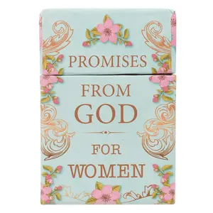 Promises From God for Women – Inspirational Scripture Cards for Daily Encouragement & Faith (Hardcover)
