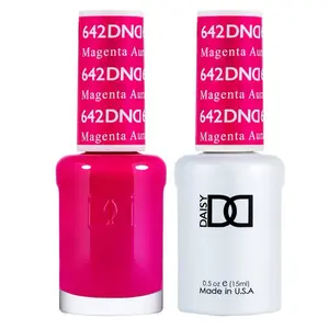 DND 642 MAGENTA AURA Gel and Lacquer Duo nail care nail art color
