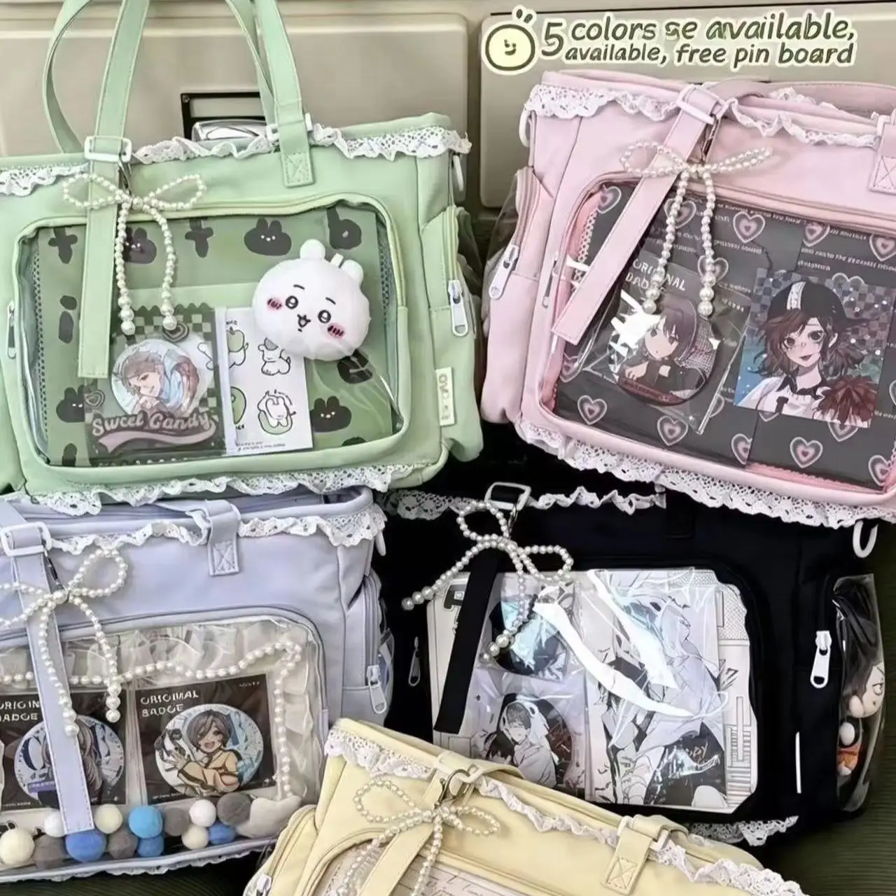 Ballet Girl Large Appetite Itabag Japanese Two-Dimension Single Shoulder Crossbody Bag Gift For Friends Women'S Handbag