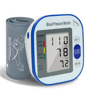 Electronic Blood Pressure Upper Arm MonitorAll-in-One Portable – Large LCD Display, One-Touch Operation 2x99 Reading Memory Healthcare Kit