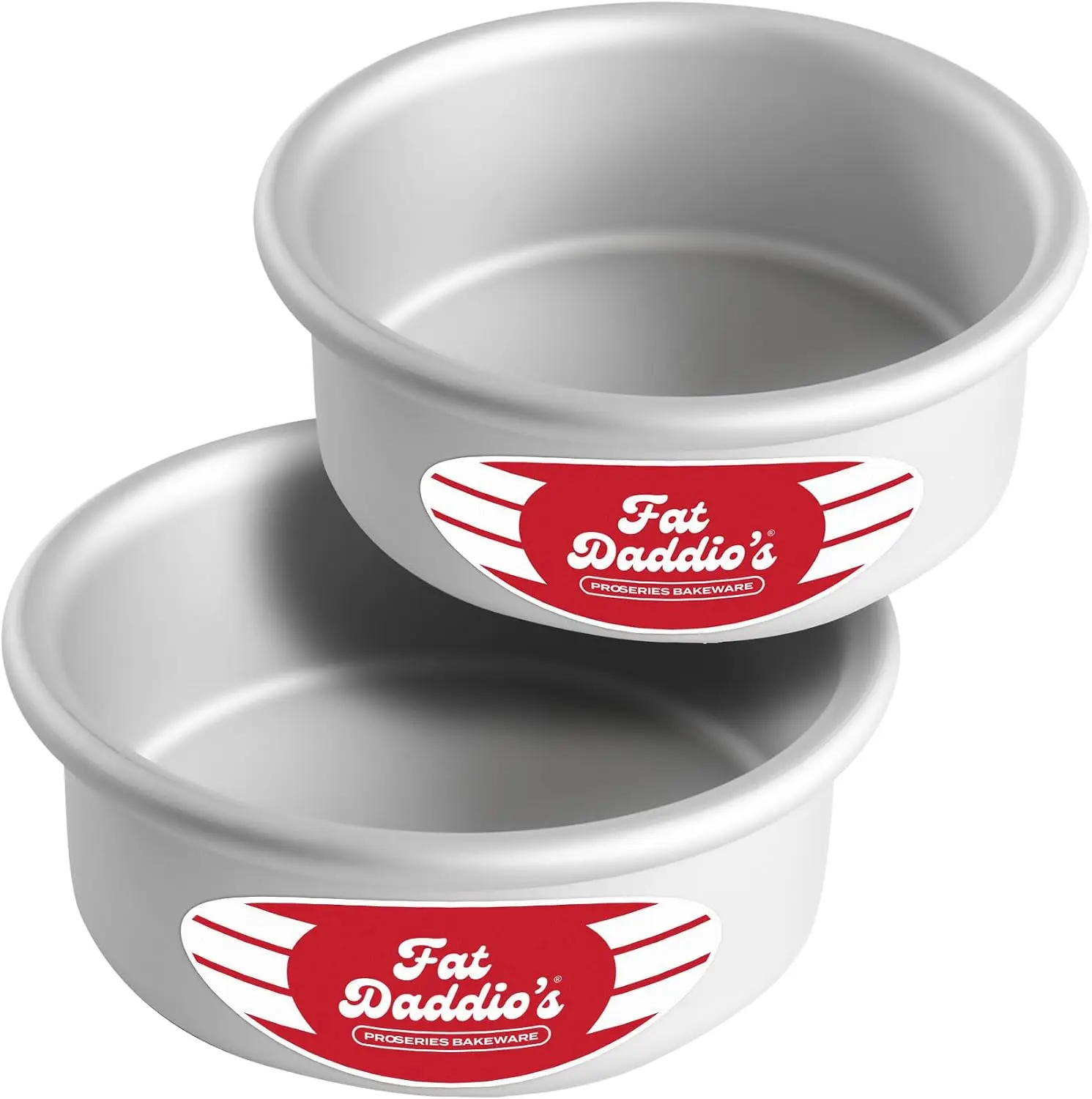 Fat Daddio's Anodized Aluminum Round Cake Pans - All Sizes