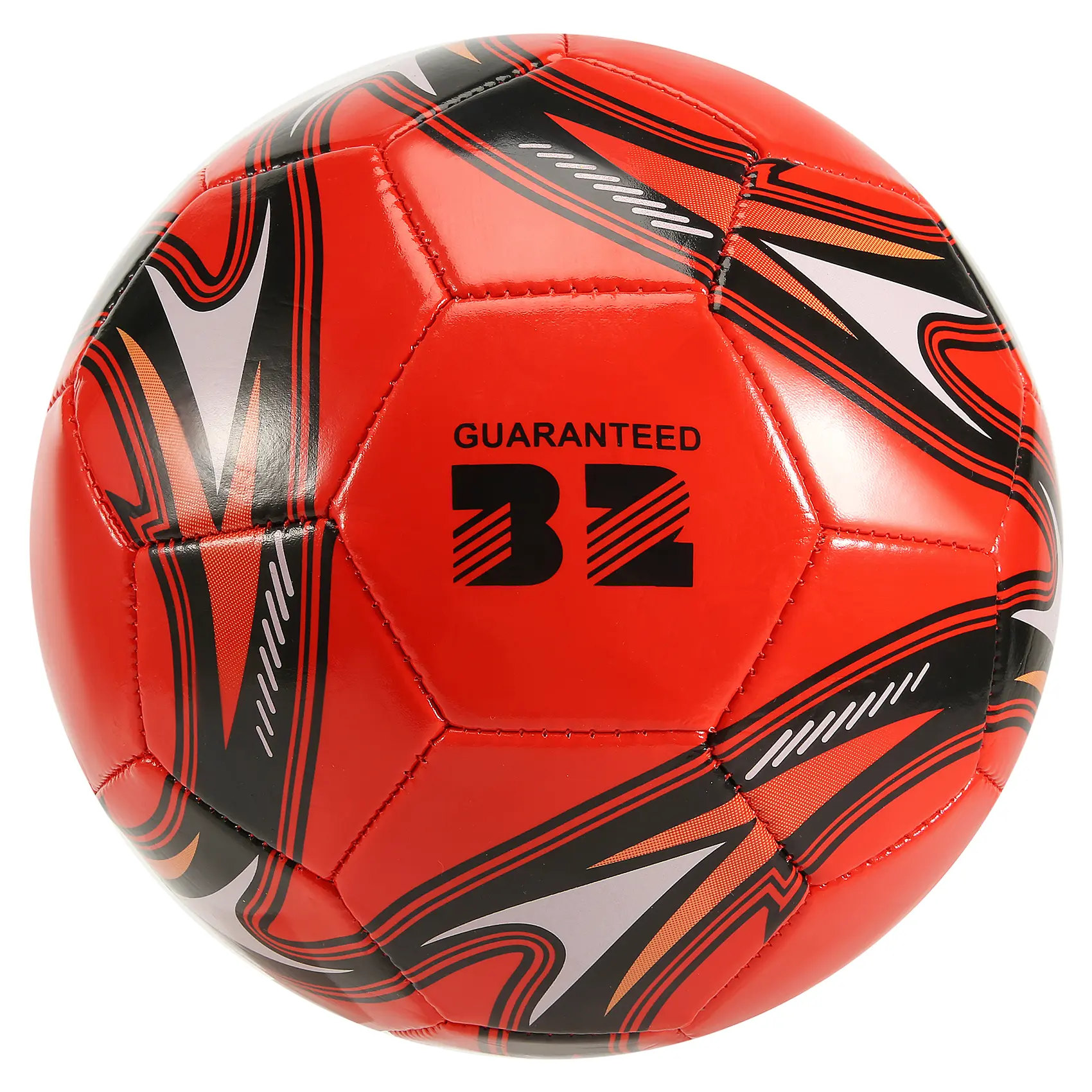 Professional Size 5 PVC Waterproof Soccer Ball, Official Competition & Training Outdoor Red Soccer Ball