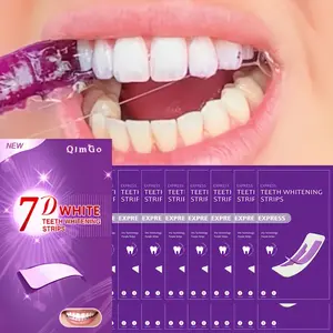 7D Teeth Whitening Patch, Compatible with Pap Gel, Home Use, Stain Removal, Fresh Breath, Ideal for Coffee and Smoking Users