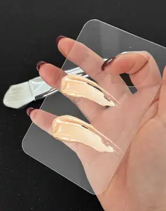 Transparent Makeup Mixing Palette Acrylic Cosmetic Foundation Mixing Board Tool