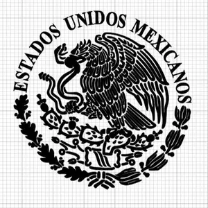 Mexican Coat of Arms Car Stickers - Outdoor Resistant and High-Quality